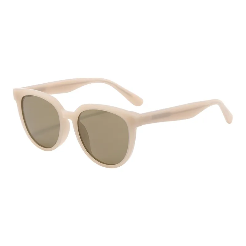 Sagawa Plate Frame Round Sunglasses Unisex-2