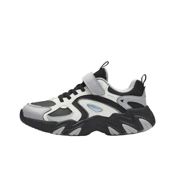 Antakids Anti Slip And Wear Resistant Warm Low Top Kids Lifestyle Shoes Basic Black Light Gray Ivory White Teenagers