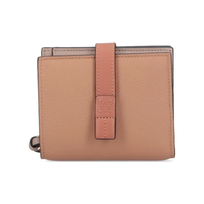 LOEWE Calfskin Wallet Women's Brown-0