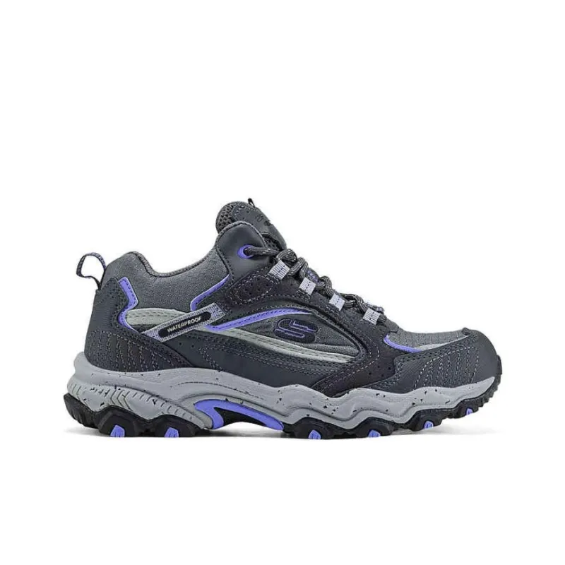 Skechers OUTDOOR Cushioning Wear Resistant Mid Top Trekking Shoes Women's Dark Gray-1