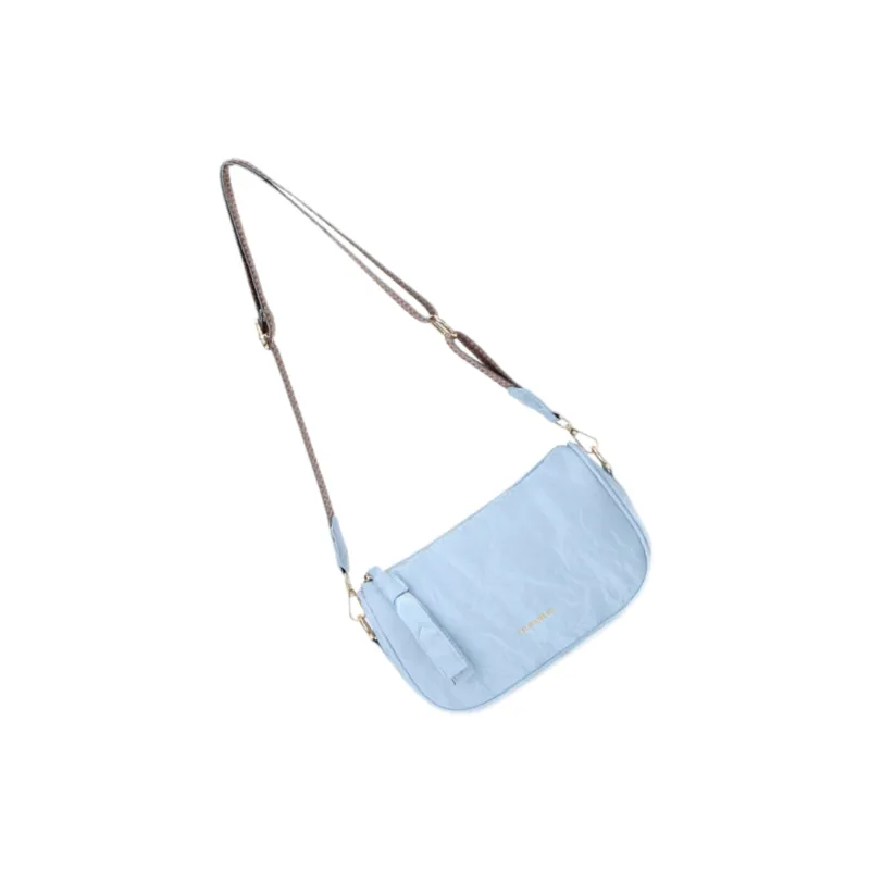OKEKE Pu Crossbody Bag Regular Unisex White/Black/Pink/Gray/Blue/Green-13
