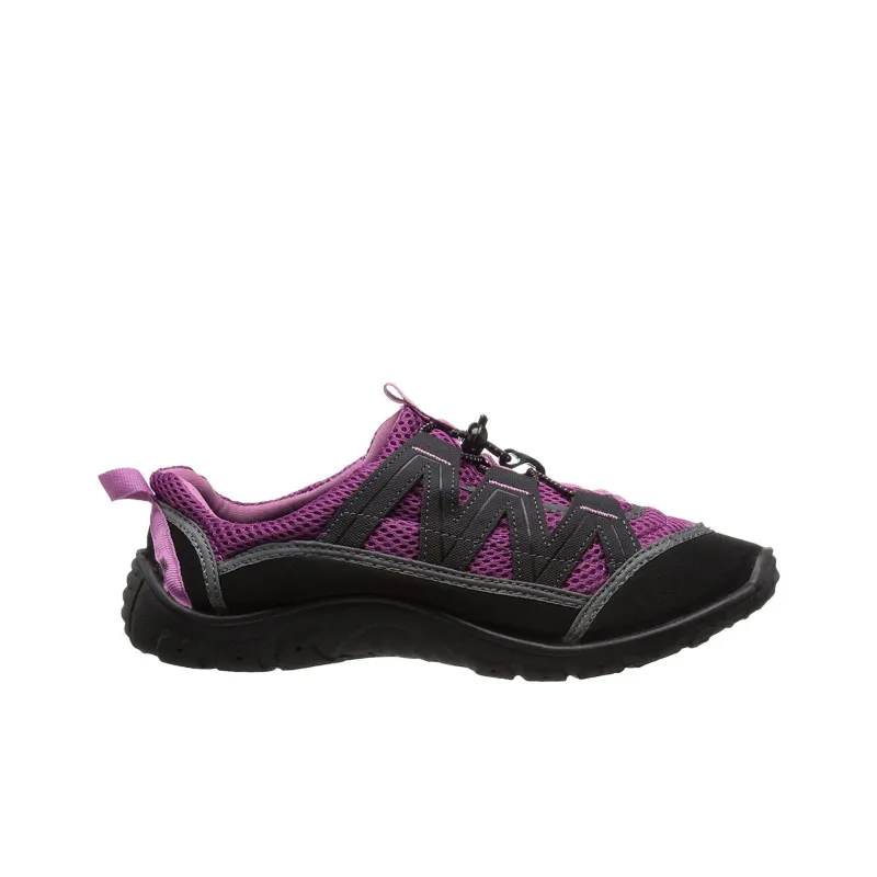 NORTHSIDE Anti-Slip Wear-Resistant Low-Top Casual Shoes Women's Black Purple-1