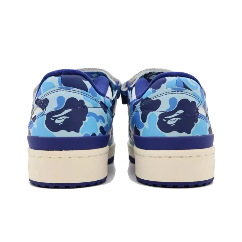 Adidas Forum 84 Low Bape 30th Anniversary Blue Camo-5