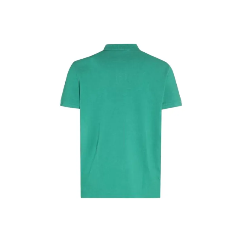 Polo Ralph Lauren Logo Embroidered Straight Hem Polo Shirt-1