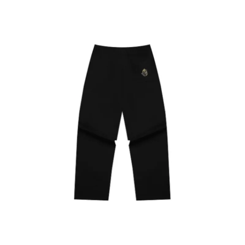 361° x XIAOLIUYA,LIANMINGKUAN Life Collection Knitted Sweatpants Unisex Super Black-1
