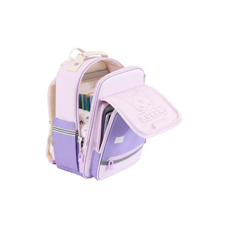 Hello Kitty Sanrio Series Artificial Leather With Polyester Student Bag Taro Purple-3