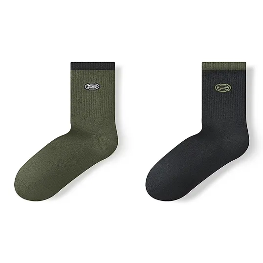 Skechers Sports Alliance Series Mid Calf Socks Unisex 2 Pack-0