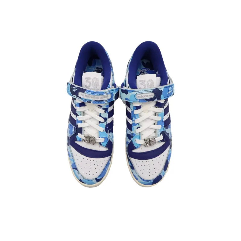 Adidas Forum 84 Low Bape 30th Anniversary Blue Camo-3