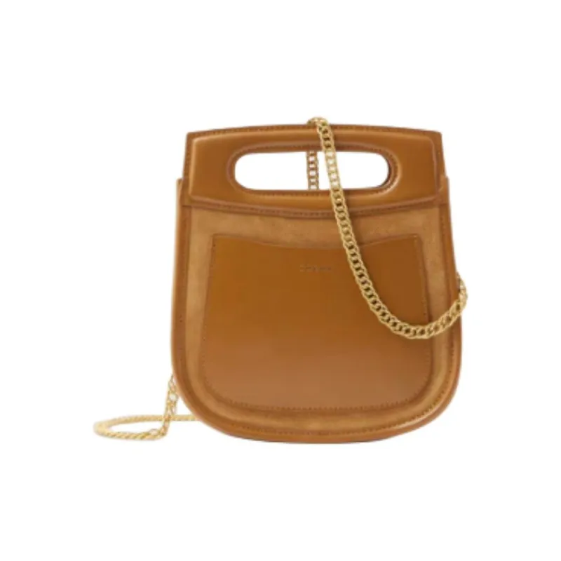 SOEUR Cow Leather One Shoulder Handbags Mini Women's Camel-0