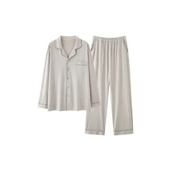 XIAFENYAN Pajama Set Unisex Gray