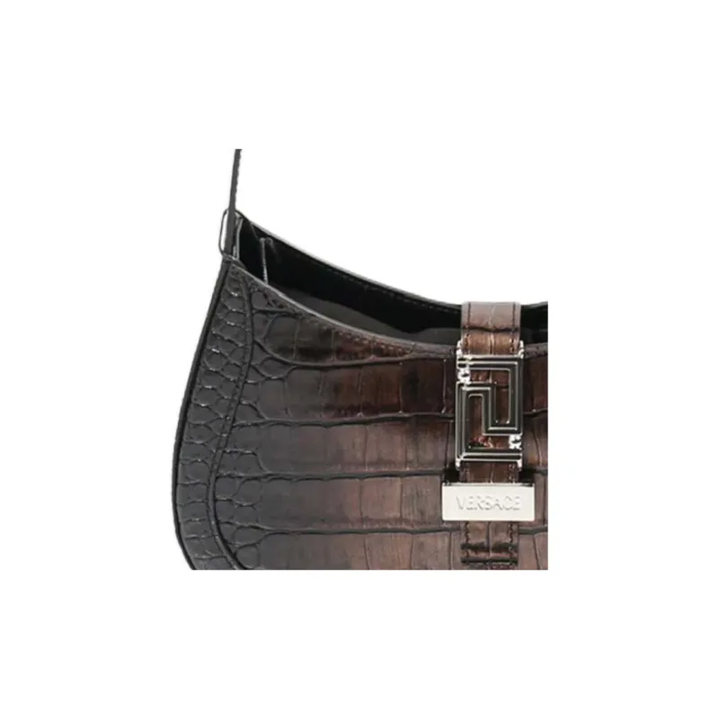 FANSIZHE Calfskin One Shoulder Handbag Small Size Women's Soil Tone-4