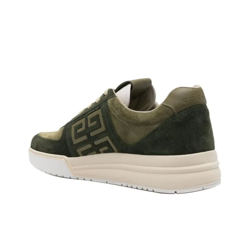Givenchy 4G Low Top Skateboard Shoes Men's Green-4