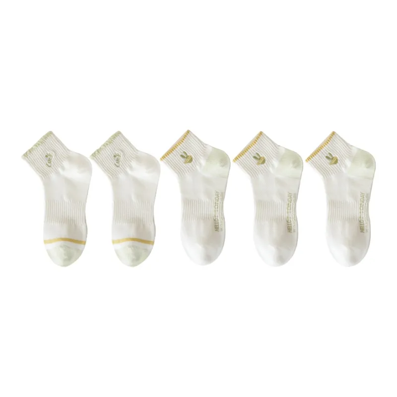 Lan Miao Ankle Socks Women's 5 Pack-4