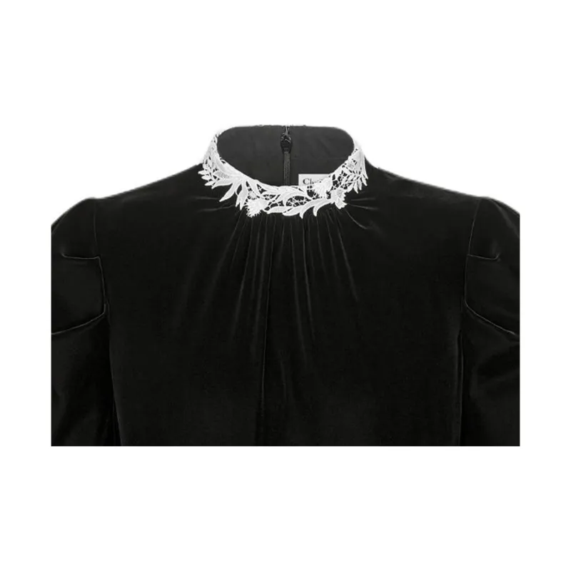DIOR SS25 Long Sleeved Dresses Women's Black-2