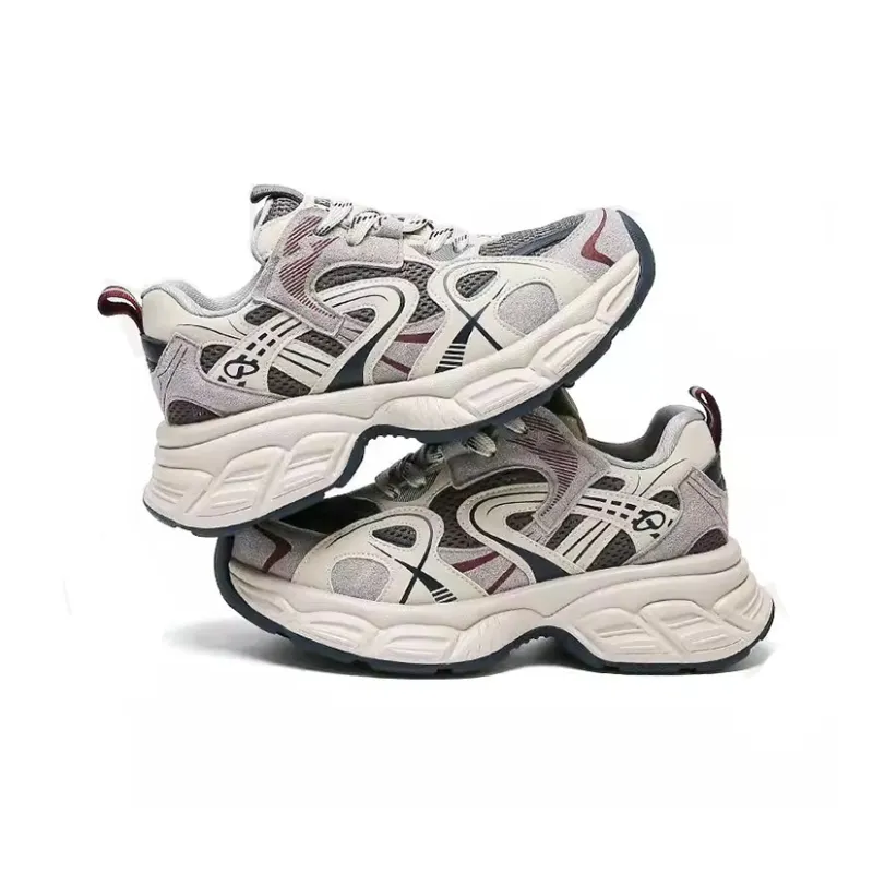 WOOS BOBO Support Lightweight Height Increasing Low Top Chunky Sneakers Women's-2