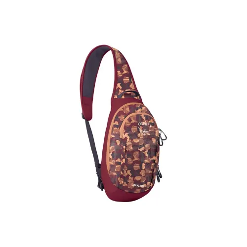 OSPREY Recycled Polyester Shoulder Bag Crossbody Bag Sling Bags Regular Unisex Red Print