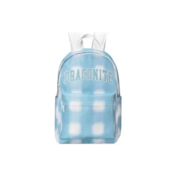 QRST Polyester Backpack Regular Unisex Blue White
