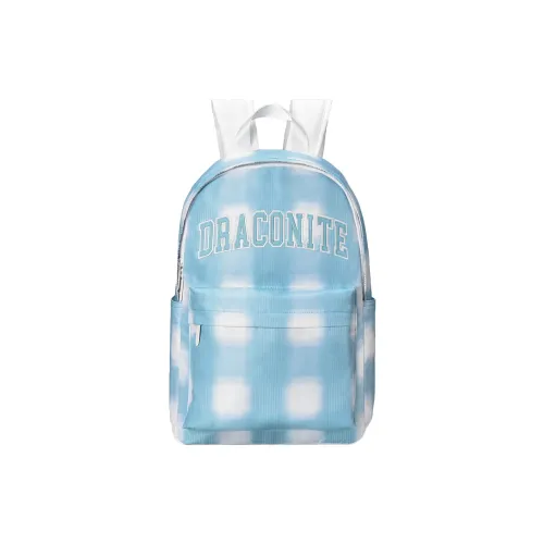 QRST Polyester Backpack Regular Unisex Blue White