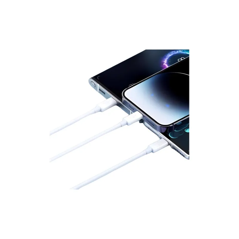 First Guard Fast Charge 3-in-1 Charging Set 1m/1.5m/2m One Drags Three All-in-one Fast Charging Antioxidant Cables-2