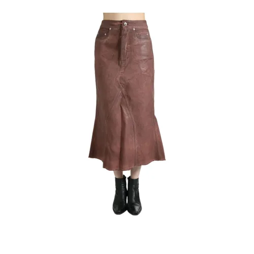 Rick Owens DRKSHDW Godet Skirt 'Terra'