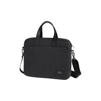 TINYAT Polyester Briefcases Men's Black Gray