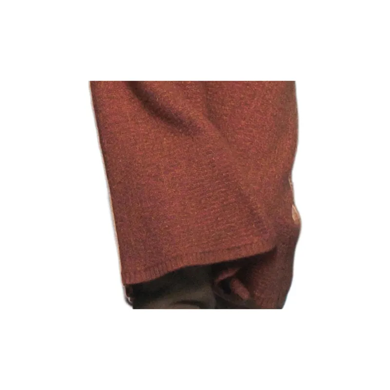 CHANEL 24 Fall And Winter Knit Long Skirts Women's Light Brown-4