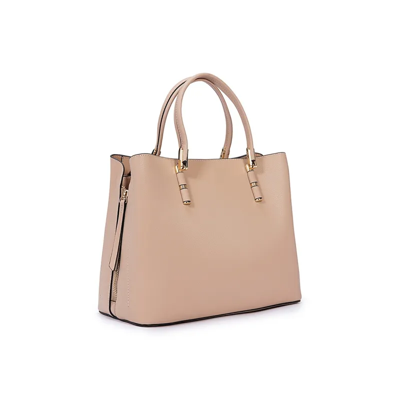 Dubaolu Cow Leather One Shoulder Crossbody Bag Multi Functional Wrist Handbag Large Size Women's Red/Apricot/Black-7