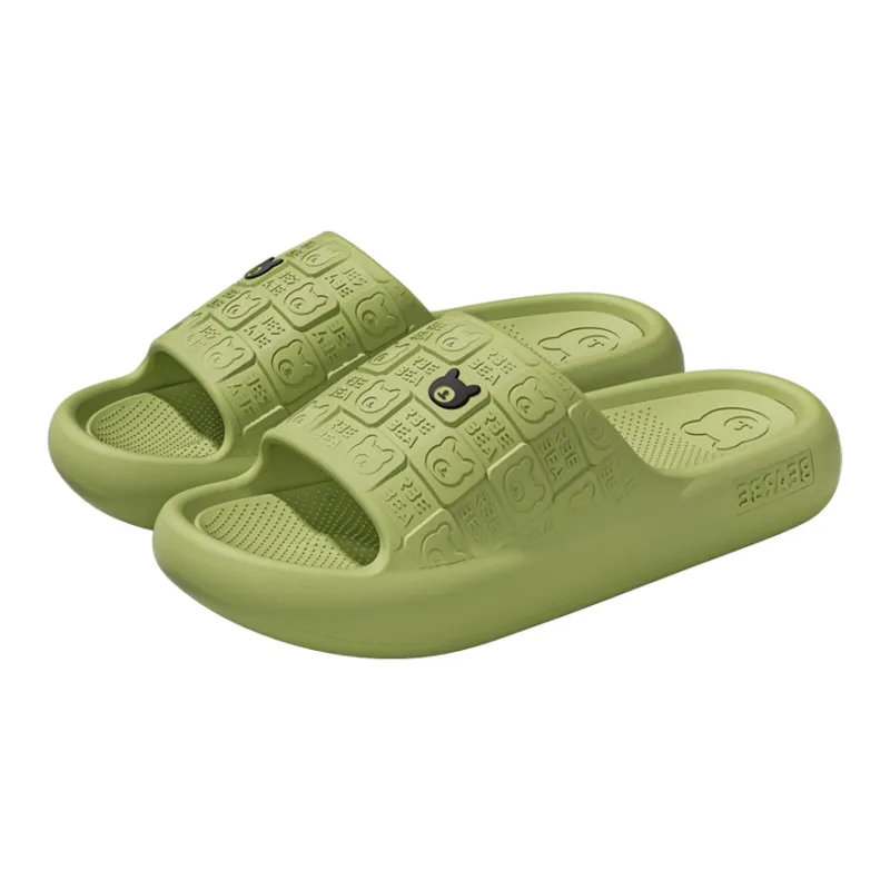 Foot Recreation Summer Indoor Bathing Slip Resistant Squashy And Bouncy Feeling Platform Home Slippers-20