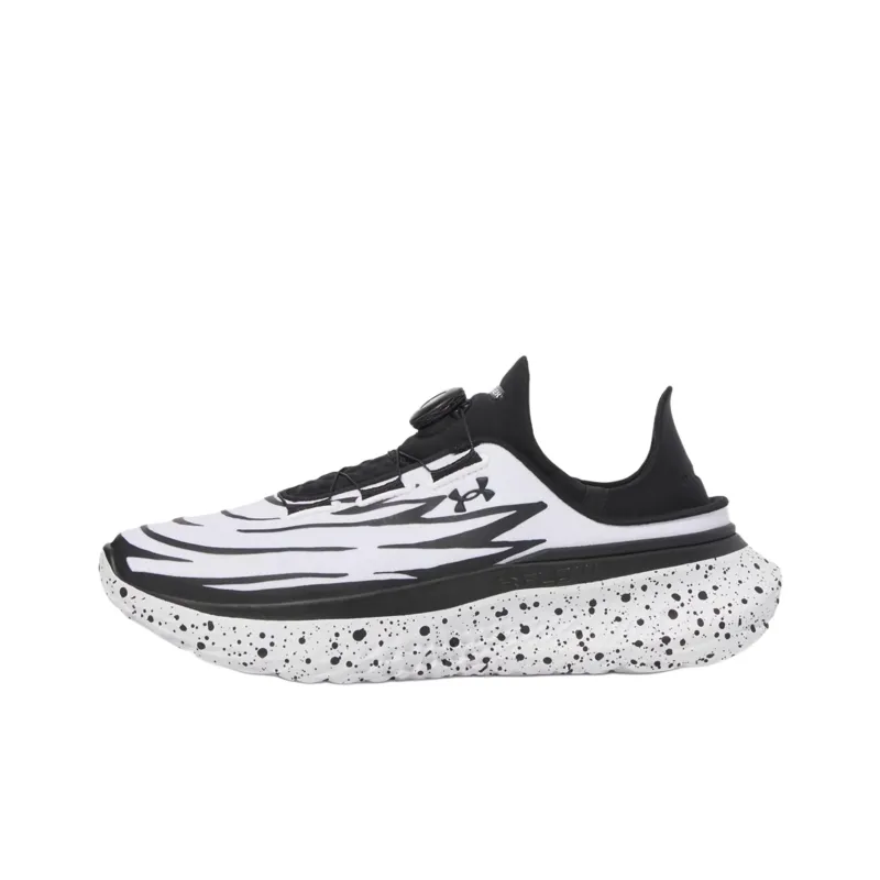 Joshua Vides x Under Armour SlipSpeed Anti Slip Wear Resistant Low Top Casual Running Shoes Unisex White Black-0