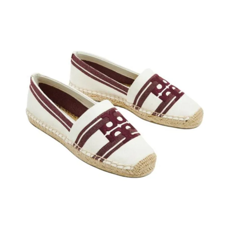 TORY BURCH Logo-embroidered Flat Espadrilles-3