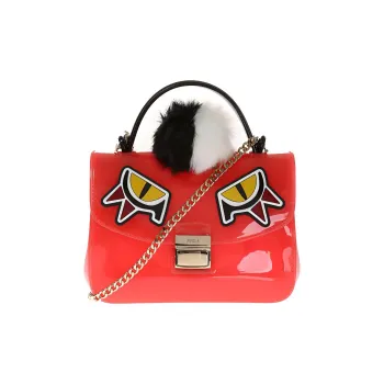Furla Candy PVC Shoulder Bags Handbags Mini Women's Pink