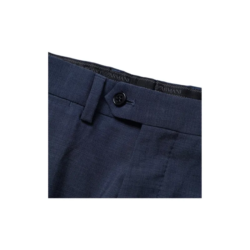 EMPORIO ARMANI Suit Trousers Men Gray Blue-3