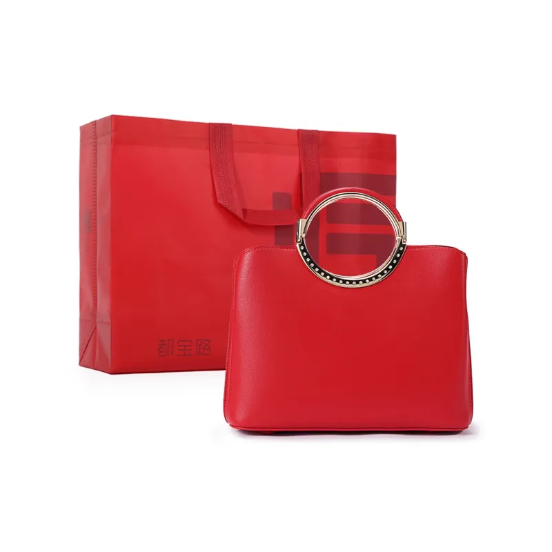 Dubaolu PU Handbag Medium Size Women's Multicolor-4