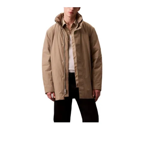 CALVIN KLEIN Jackets Coats Men's Khaki