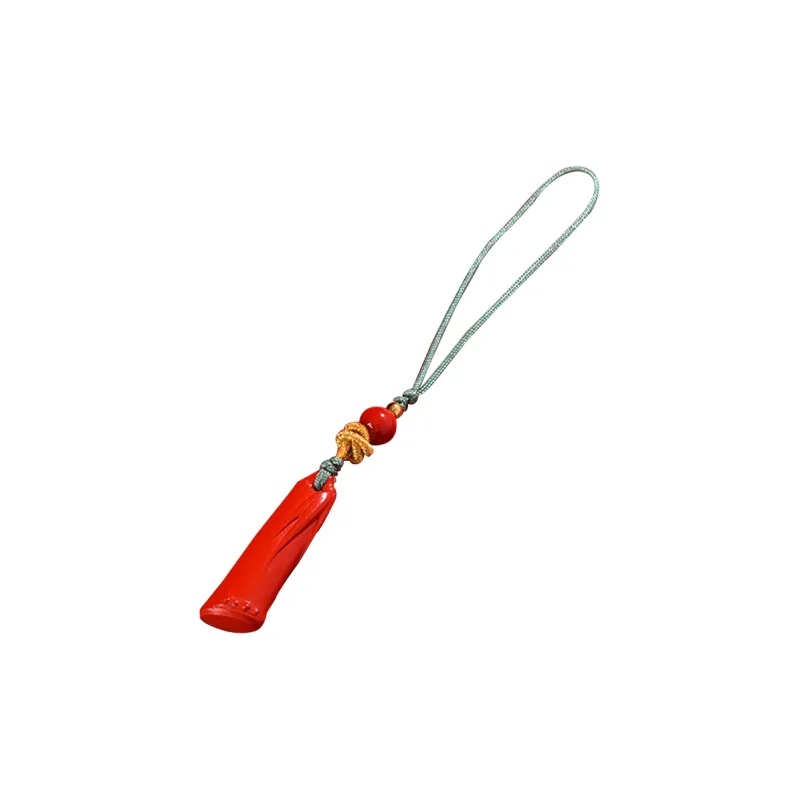 Wanshu Cinnabar Jade Pendants Unisex-0