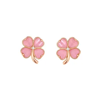 YINGNIXINDONG Sterling Silver Stud Earrings Women's