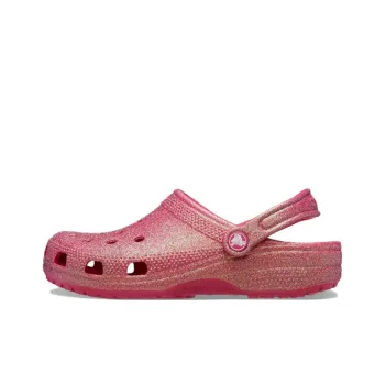 Crocs Classic Iridescent Shine Clogs Women's Dragon Fruit Red