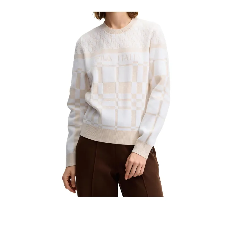 FILA Sweater Women's Ice Cream White-2