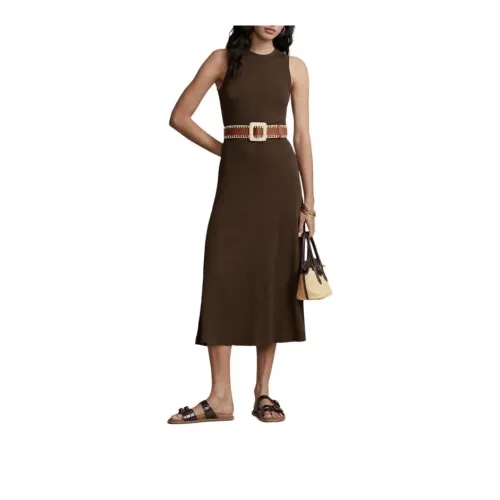 Polo Ralph Lauren Sleeveless Dress Women's Brown