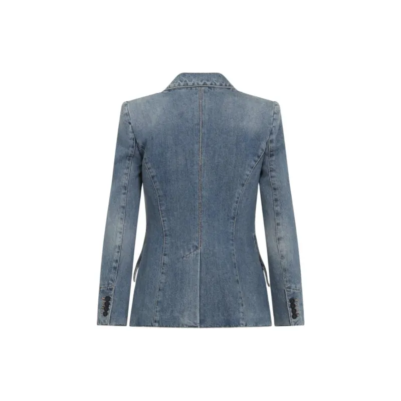 Alexander McQueen Denim Blazer-1