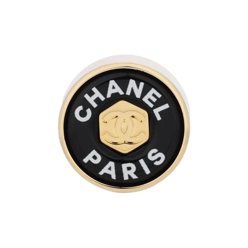 CHANEL Round Stud Earrings Women's-1