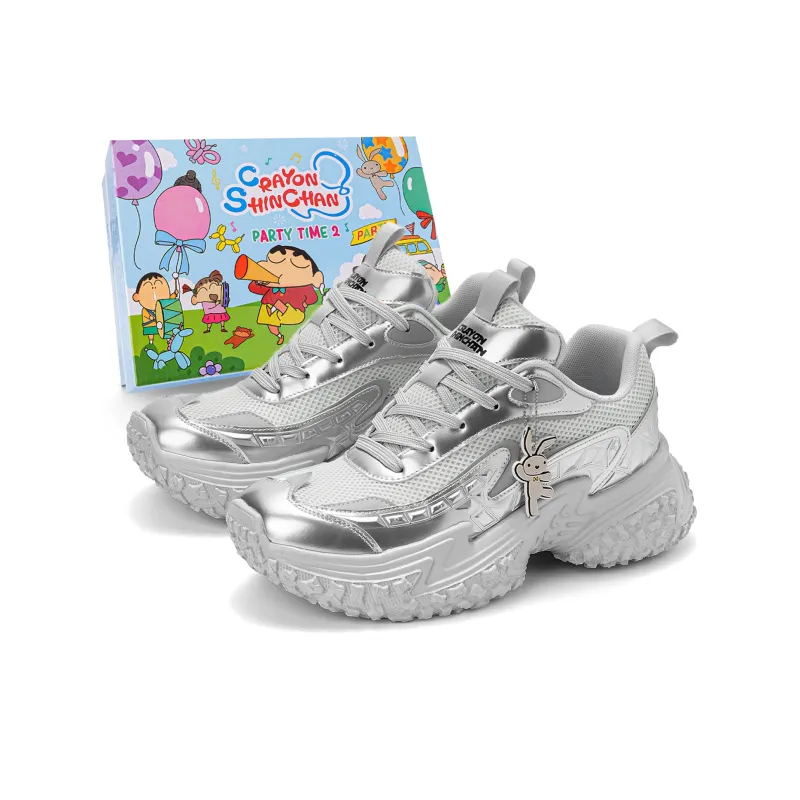 Crayon Shinchan Coverage Impact Resistant Abrasion Resistant Slip Resistant Low Top Chunky Sneakers Men's-4