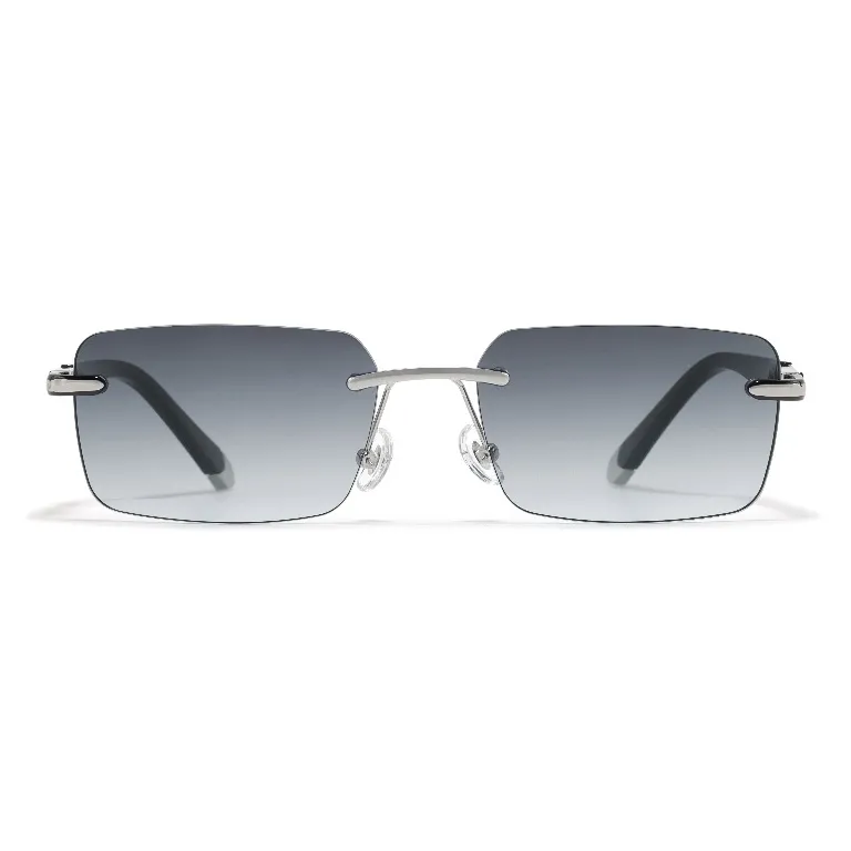 Sagawa Metal TR/Memory Plastic Square Sunglasses Unisex-7