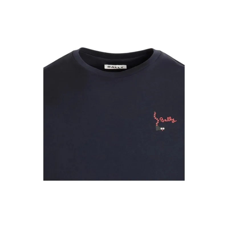 BALLY SS25 T Shirt Men's Dark Blue-7