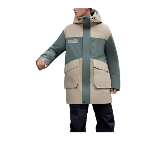 361° Down Jacket Men's Light Army Green/Sparrow Head Brown