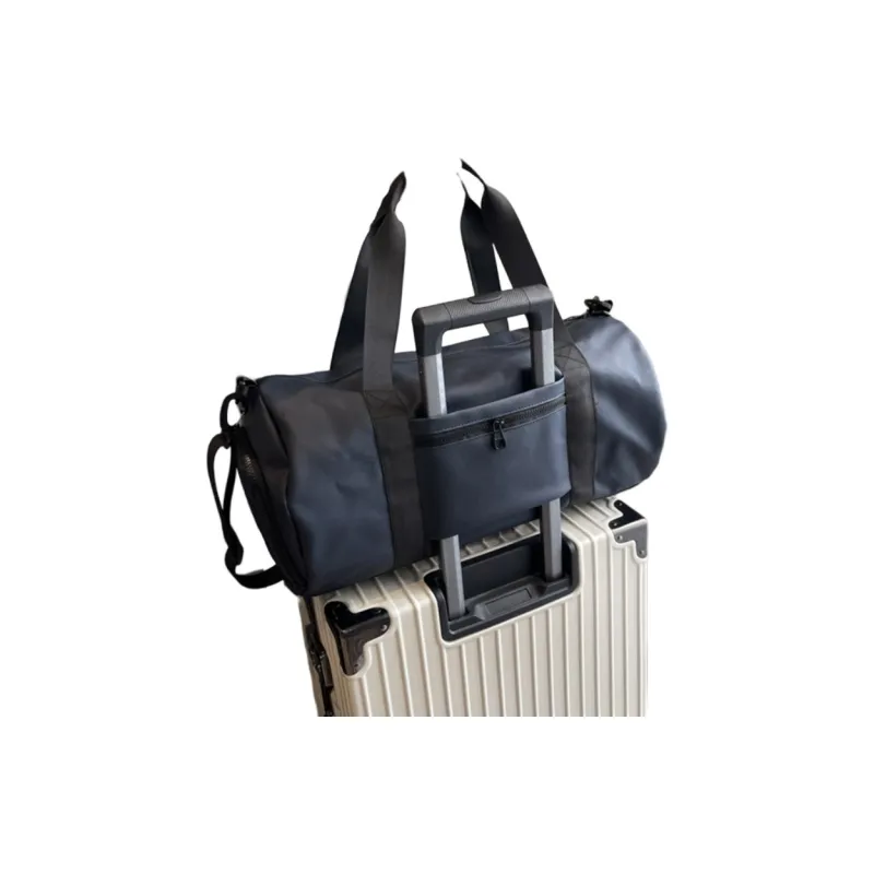 Tonlion Oxford Portable Crossbody Gym Bag Unisex Black/Gray-3