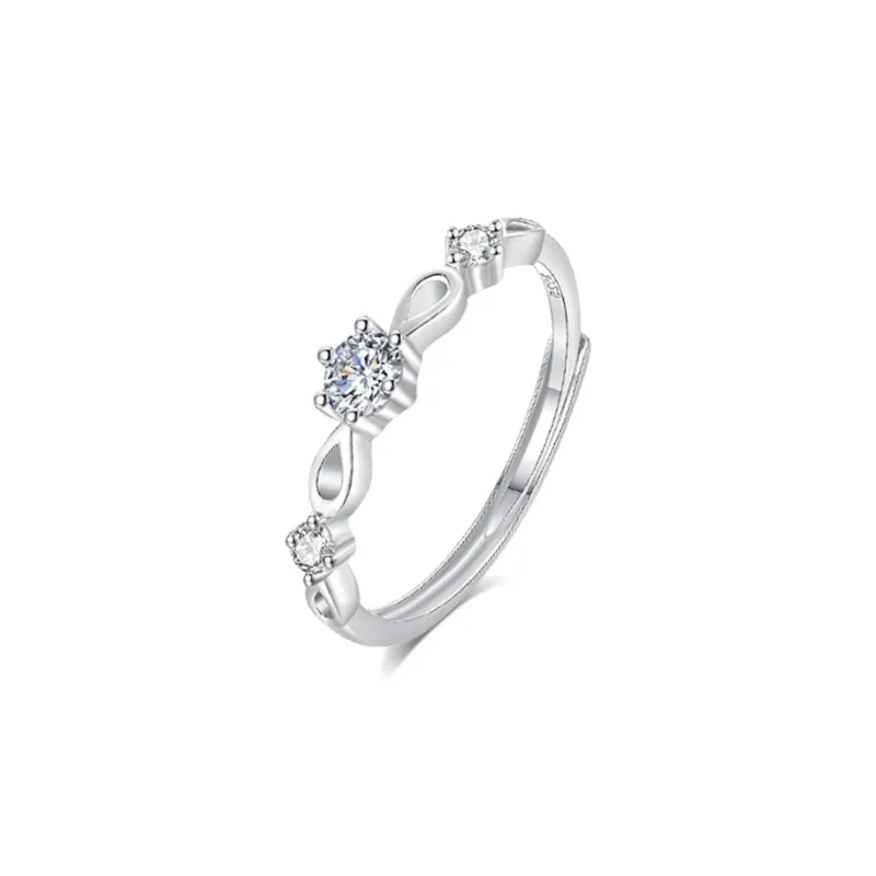 BLANK IN BLANK Zircon Rings Unisex Girlfriend Birthday Confession Box-10