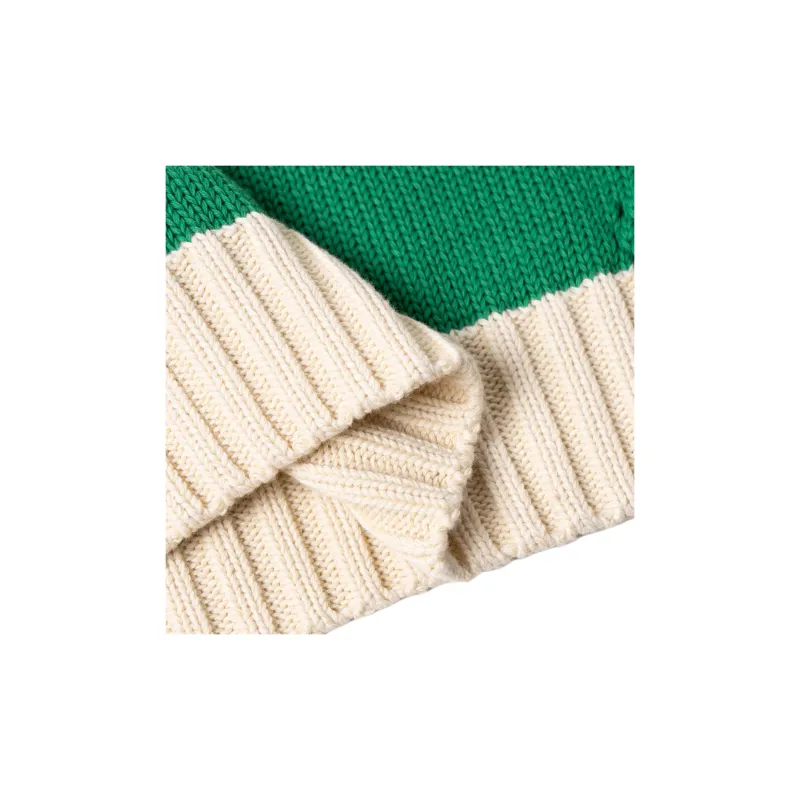 GUCCI Gg Lace Striped Knit Sweater-5