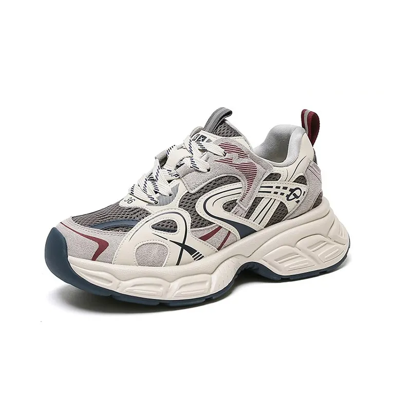 WOOS BOBO Support Lightweight Height Increasing Low Top Chunky Sneakers Women's-1