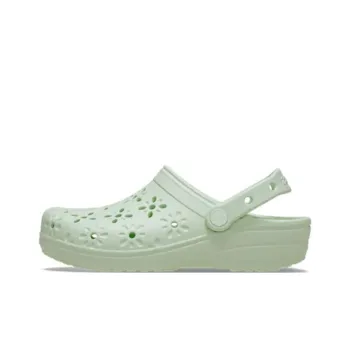 Crocs Classic Stamen Clogs Women's Green
